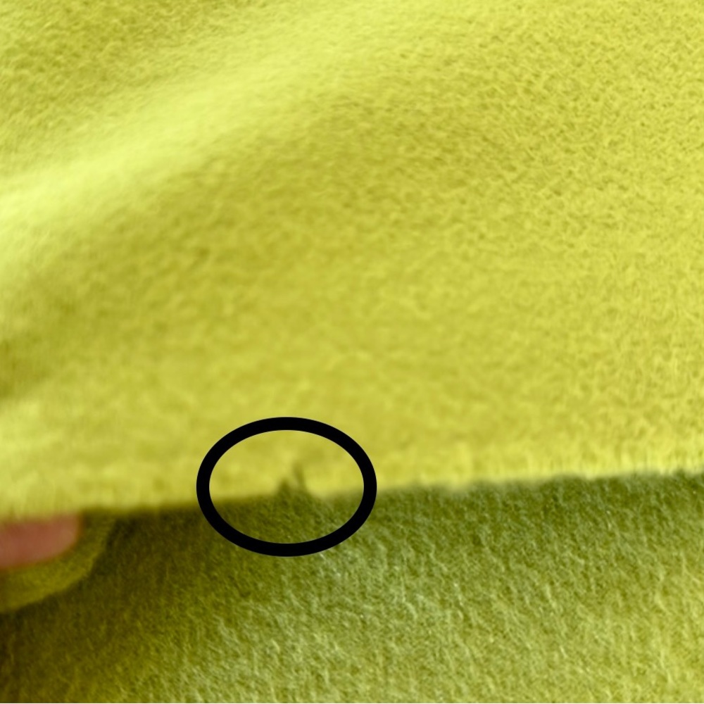 Hermes Light Olive Green Cashmere Scarf - Picture 6 of 6